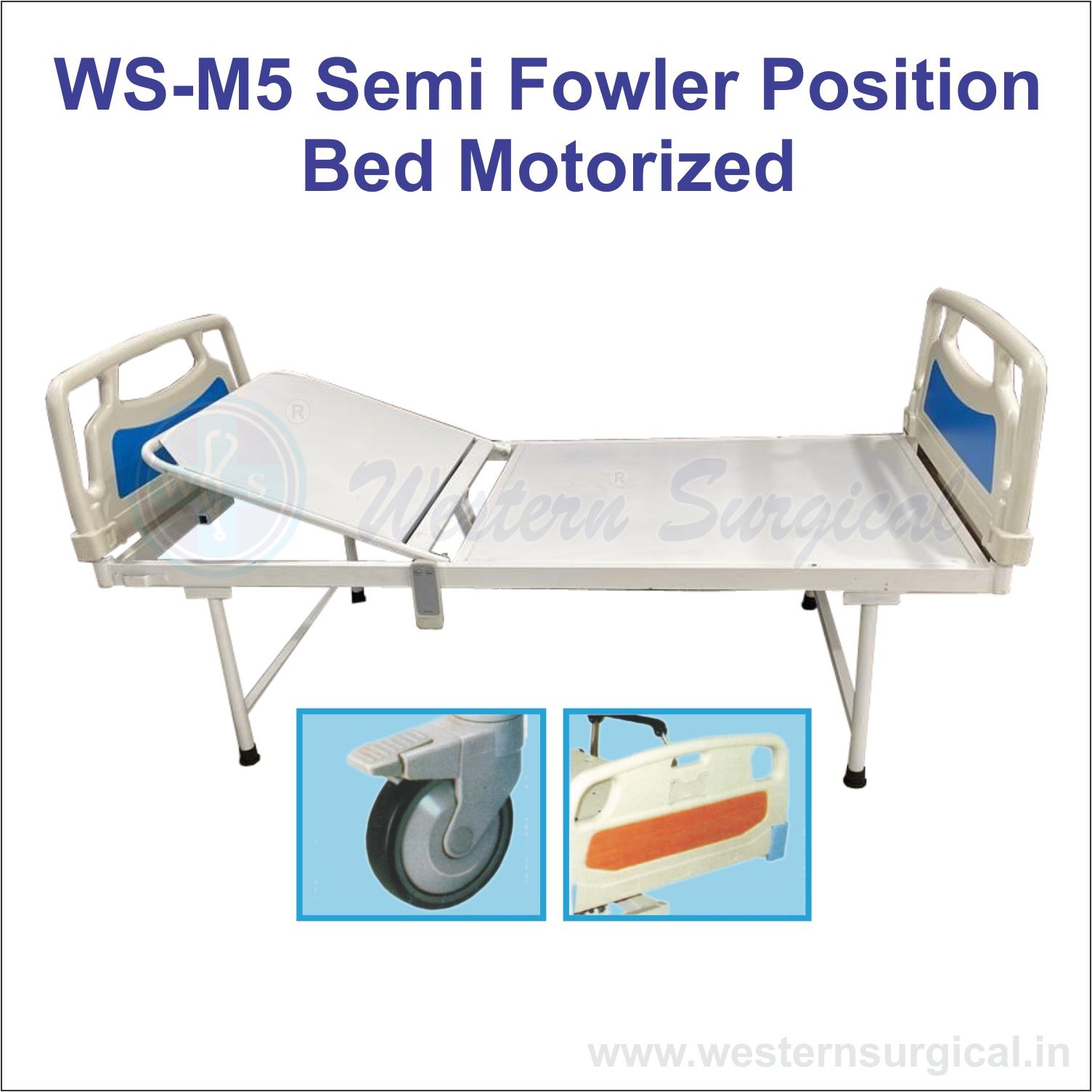 Semi Fowler Position Bed Motorized 