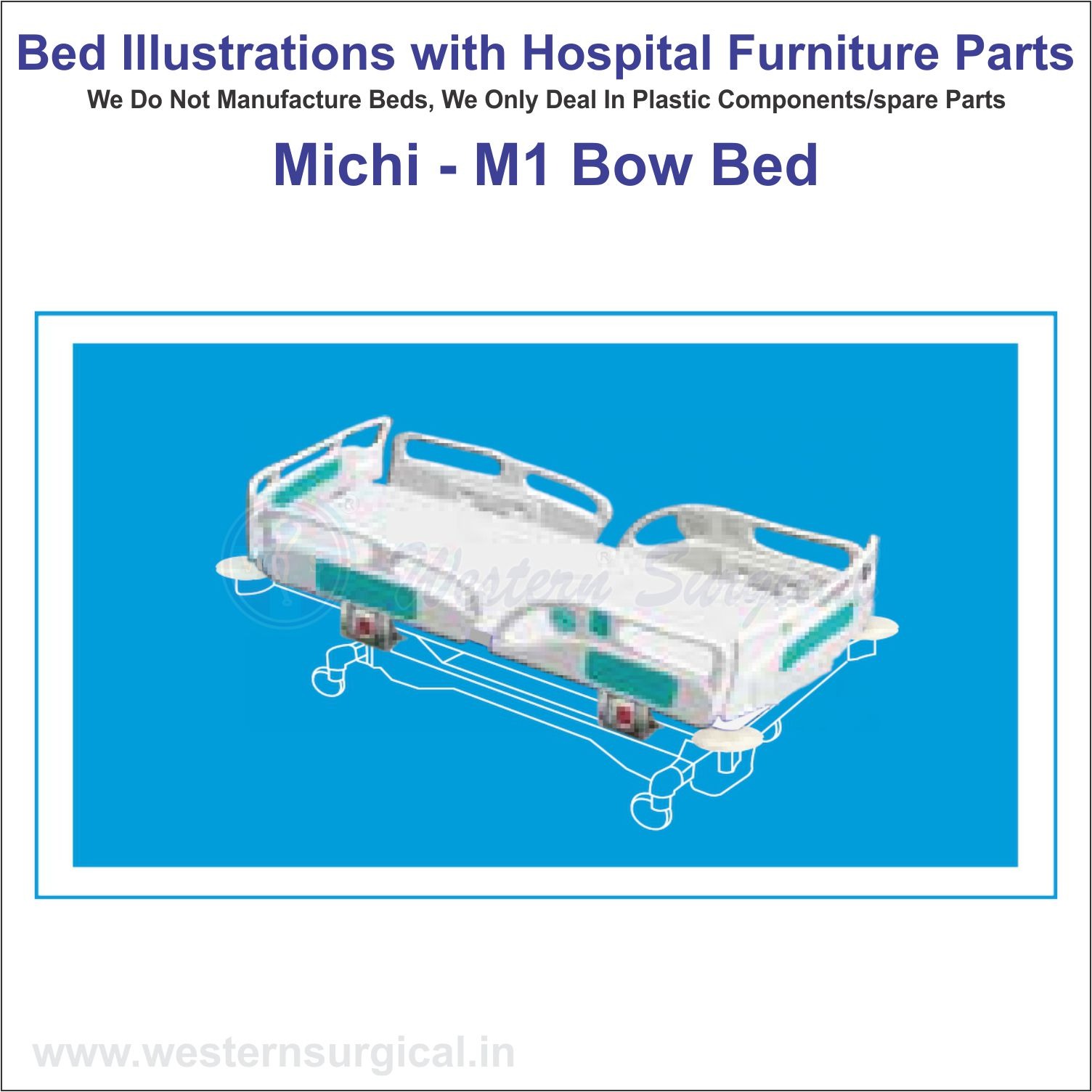 Michi - M1 Bow Bed 