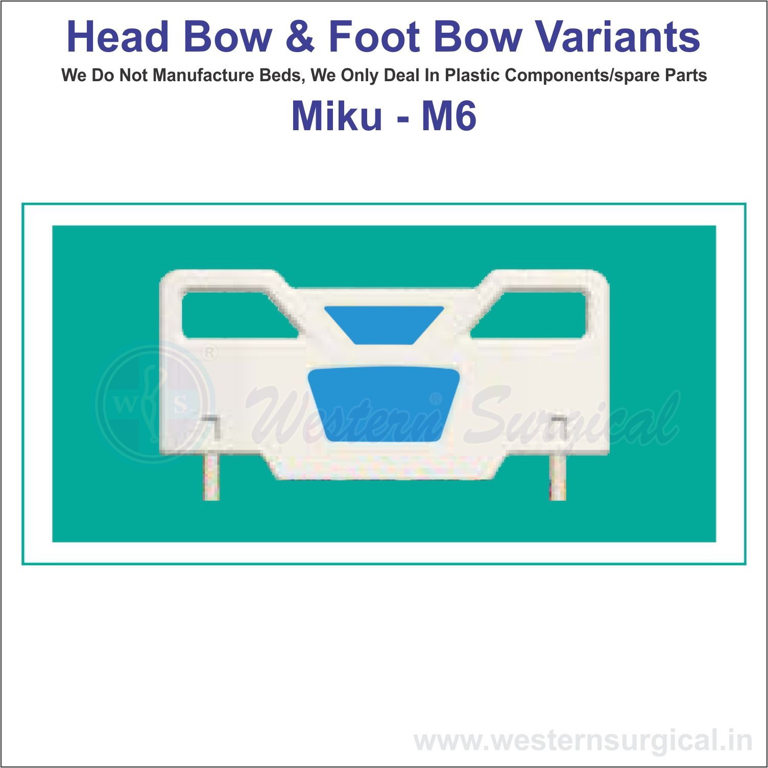 Miku - M6 Head / Foot Bow 