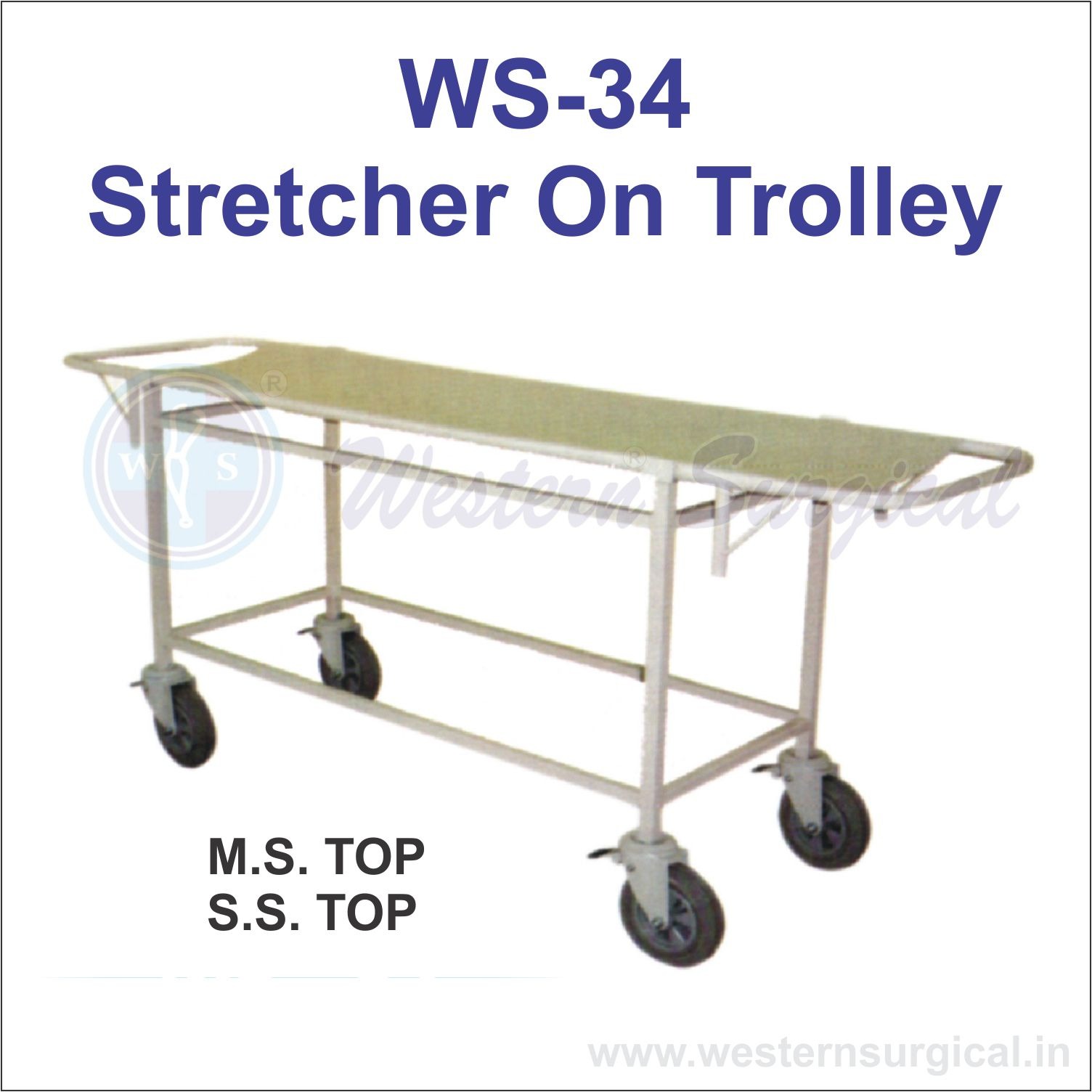 Stretcher On Trolley